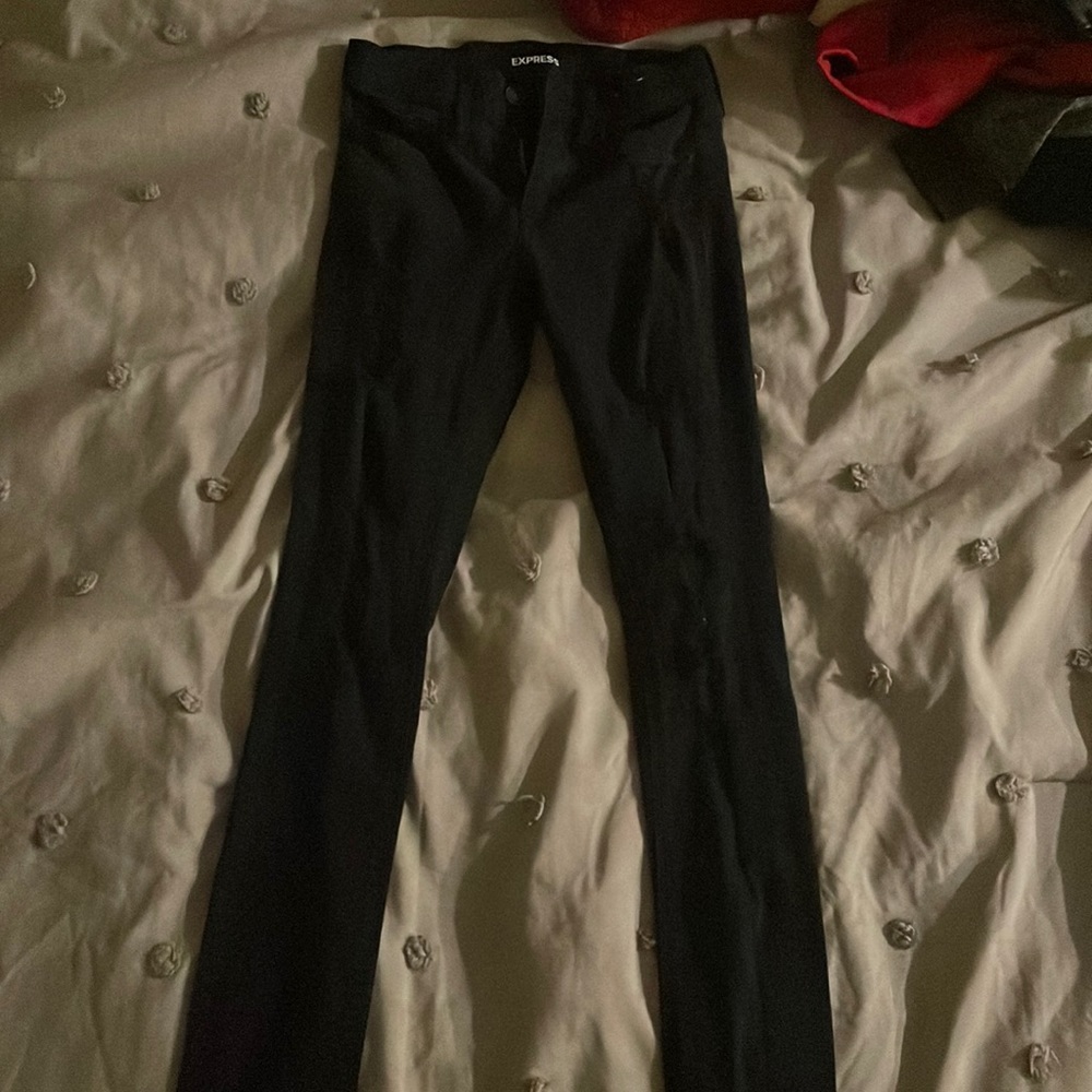 Black ripped jeans